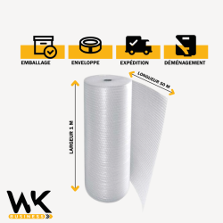 Rouleaux bulle d'air largeur 1 m longueur 50 m