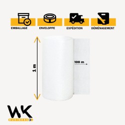 Rouleaux bulle d'air largeur 1 m longueur 100 m