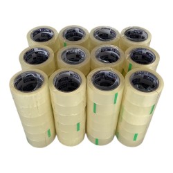 Carton de 72 rouleaux scotch 100 mètres, largeur : 48 mm