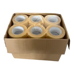 Carton de 30 rouleaux scotch 200 mètres, largeur : 48 mm